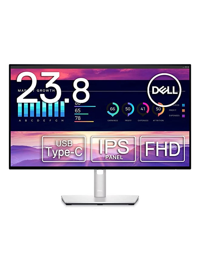 DELL - 23.8 inch Dell UltraSharp FHD Monitor, Usb Type-C, IPS, Low Blue Light 16.7 million colors Screen U2422H white - Image 1