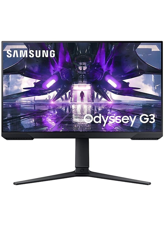 Samsung - 24 inch Odyssey G3 Gaming Monitor AG320 with 165Hz Refresh rate and 1ms Response Time | AMD Free Sync, Ergonomic Design Height Adjustable, Tilt, Swivel and Pivot modes LS24AG320NMXUE Black - Image 1