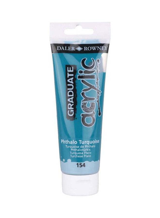 Daler Rowney 123120603 Acrylic Color Tube, Primary Yellow - 120 Ml Blue - Image 1
