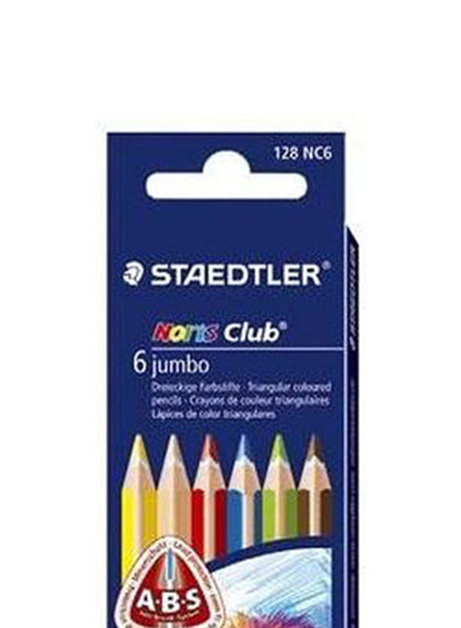 ستدلر علبة ألوان مكونة من 6 أقلام كبيرة متعددة الألوان - Image 5