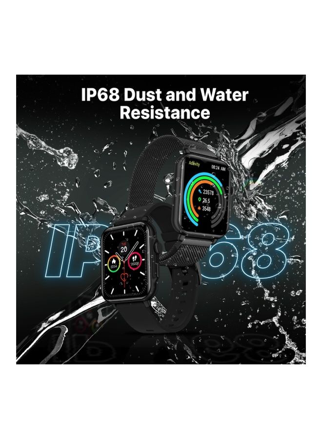 PROMATE Smart Watch, Bluetooth 5.1 Health and Fitness Tracker with 1.8” IPS Display, 15-20 Day Battery Life, 100 Watch Faces, 37 Sports Modes and IP68 Water Resistance for iPhone 14, Galaxy S22, ProWatch-B18 Black  - Image 5
