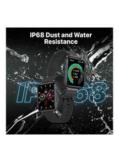 PROMATE Smart Watch, Bluetooth 5.1 Health and Fitness Tracker with 1.8” IPS Display, 15-20 Day Battery Life, 100 Watch Faces, 37 Sports Modes and IP68 Water Resistance for iPhone 14, Galaxy S22, ProWatch-B18 Graphite  - Image 5