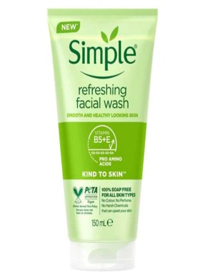 simple Refreshing Facial Wash Gel 150ml - Image 1