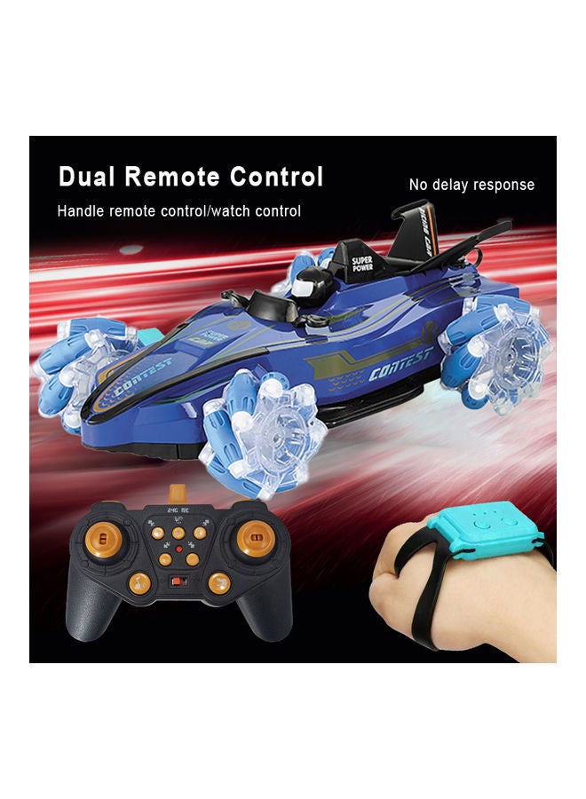 Kidle 1:12 Remote Control Stunt Spray Car Double Sided Rotating Off Road Vehicle Toy For Boys Girls 17.5*29.5*11cm  - Image 2