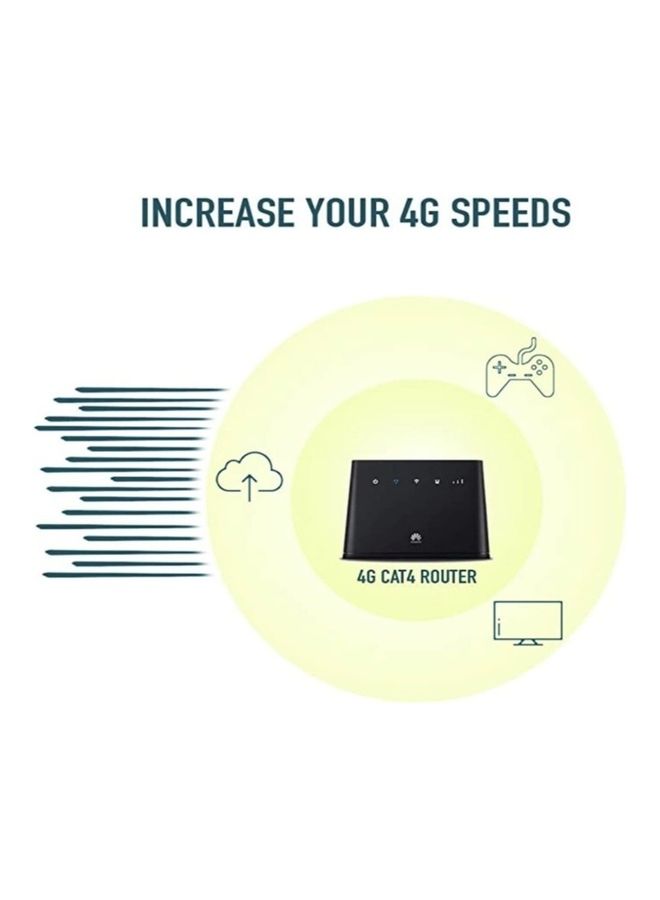 HUAWEI 4G LTE 150 Mbps Mobile Wi-Fi Router Black  - Image 3