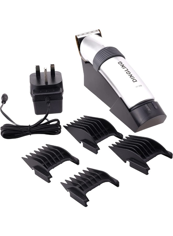 DINGLING Professional Electric Hair Clipper With Blades Silver/Black  - Image 3