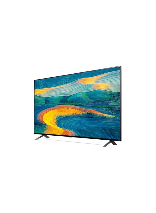 إل جي Smart Tv 65 Inch 4K Quantum Dot Nanocell Technology Qned7S Series Cinema Screen Design Webos Smart Ai Thinq 65QNED7S6QA Black  - Image 2