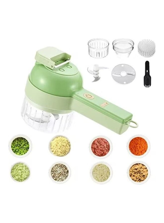 DLC 4 In 1 Handheld Electric Vegetable Cutter Set 70 W DLC Green - Image 1