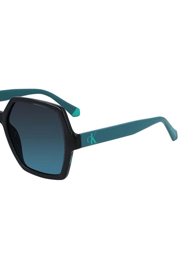 Calvin Klein Jeans Women's Full Rim Injected Round  Jeans Sunglasses  CKJ21629S-050-5518  - Image 5