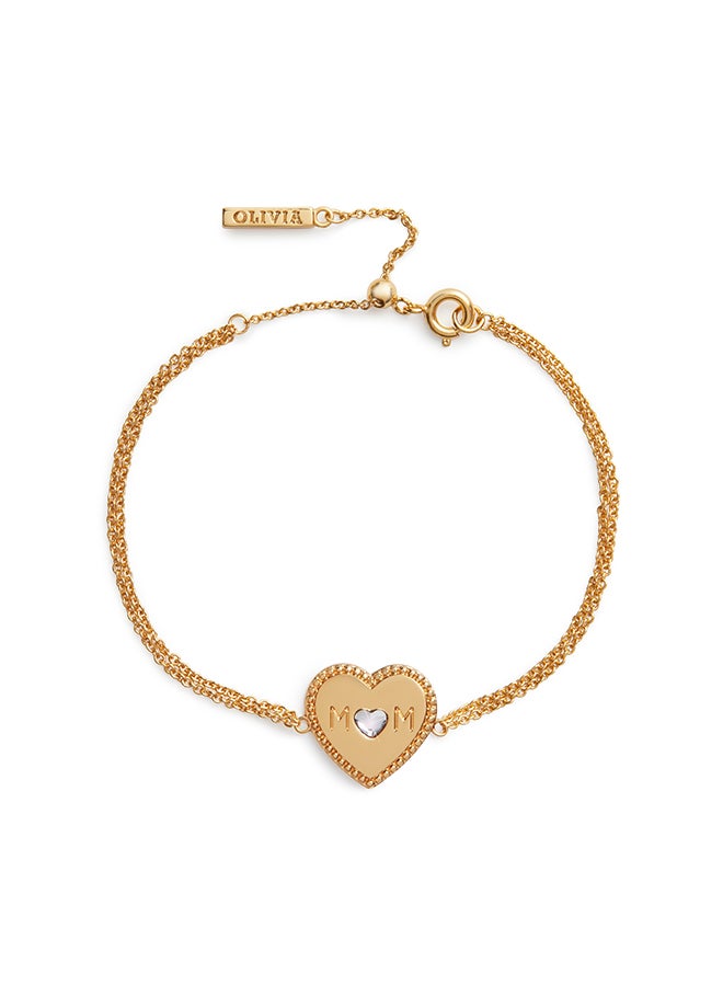 OLIVIA BURTON MoTher's Day Heart Women's Bracelet - OBJLHB10 - Image 1