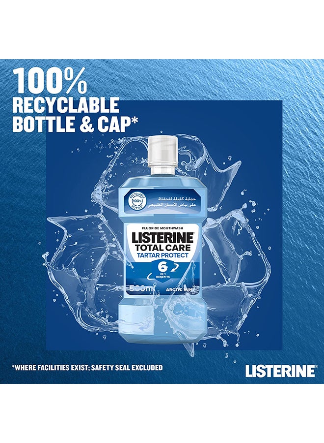 Listerine - Total Care Tartar Protect Mouthwash Blue 500ml - Image 1