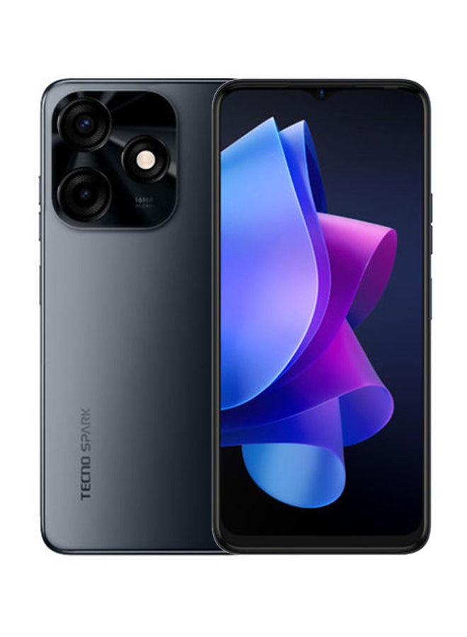 تكنو هاتف سبارك 10C ثنائي الشريحة باللون الأسود وذاكرة الوصول العشوائي (RAM) سعة 4 جيجابايت وذاكرة تخزين داخلية 128 جيجابايت يدعم تقنية 4G - إصدار الشرق الأوسط - Image 1