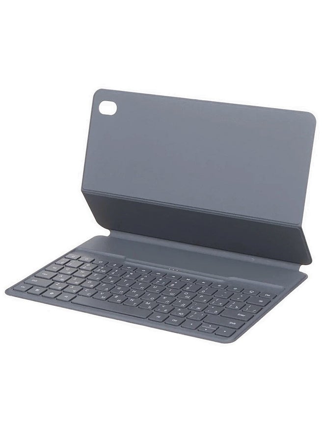 مارجون غطاء ذكي مغناطيسي قابل للطي مع مسند ولوحة مفاتيح لتابلت ميديا باد M6 مقاس 10.8 بوصة رمادي داكن - Image 1