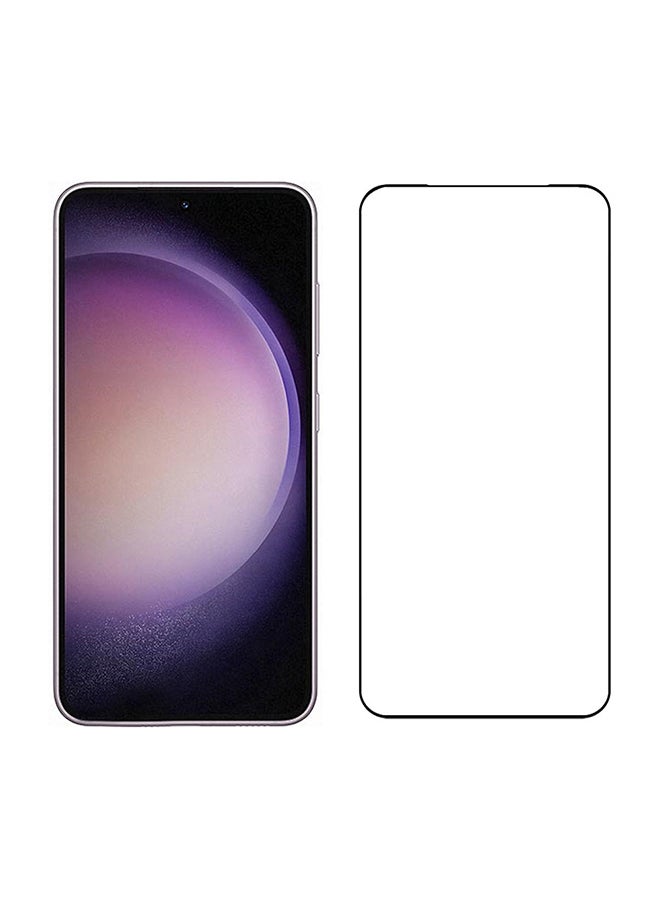 MARGOUN Tempered Glass 9H Anti-Scratch Shatterproof HD Edge to Edge Full Coverage Film 6.6 inch for Samsung Galaxy S23 Plus Screen Protector Clear/Black - Image 5