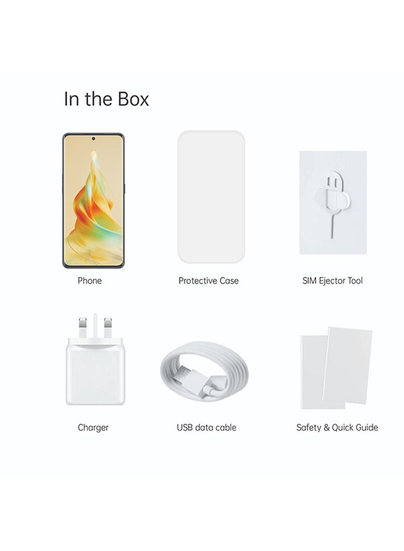 OPPO - Reno 8T Dual SIM Sunrise Gold 8GB RAM 256GB 5G with Oppo Enco Buds 2 - Middle East Version - Image 1