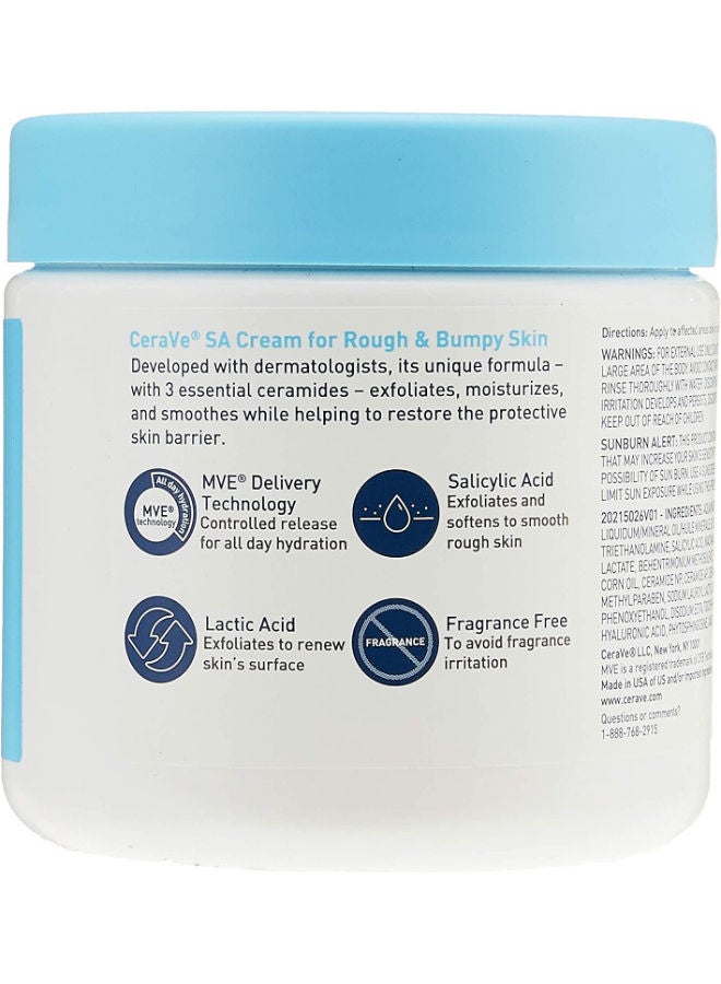 CeraVe - SA Cream For Rough Bumpy Skin 453grams - Image 1