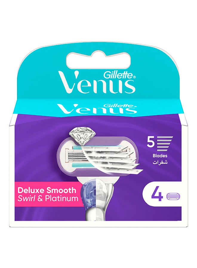 Venus Gillette Venus Deluxe Smooth Swirl Blade - 5 Blades  - Image 1