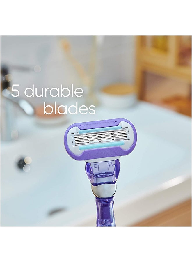 Venus Gillette Venus Deluxe Smooth Swirl Blade - 5 Blades  - Image 4