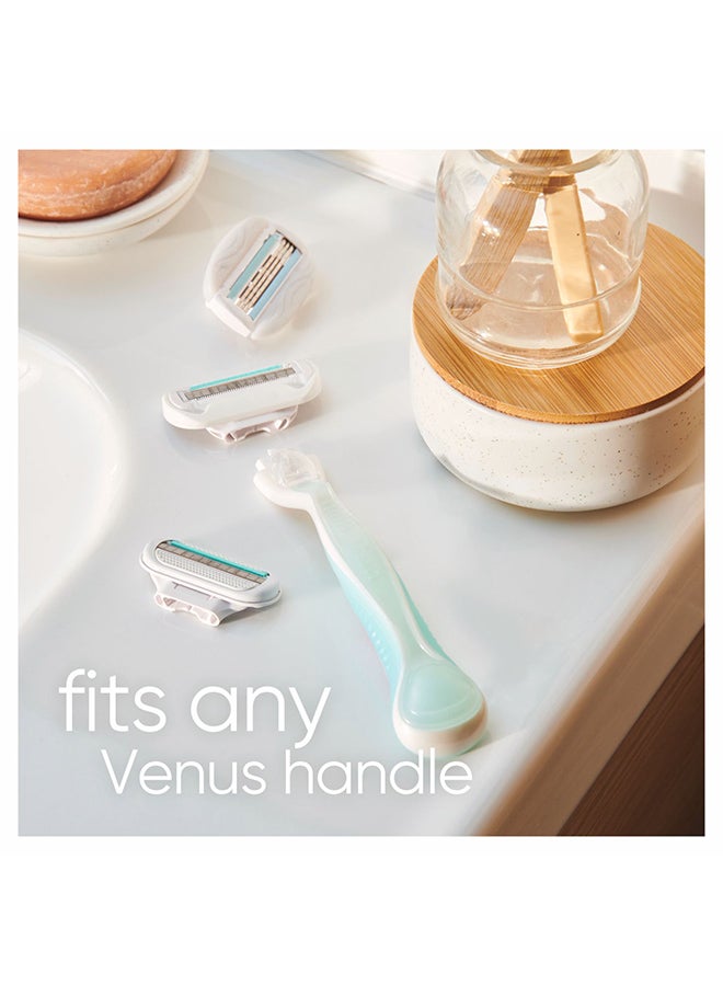 Venus - Gillette Extra Smooth Sensitive Blade Refills 4 Count Multicolour - Image 1