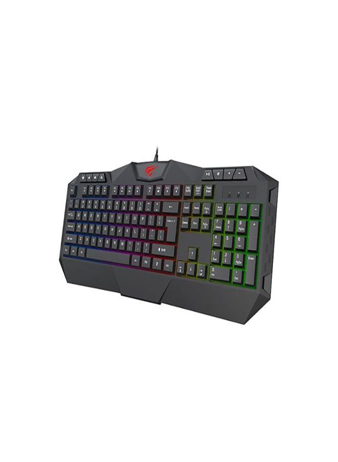 havit - Havit Kb510L Multi-Function Backlit Gaming Keyboard. (Aribic+English) - Image 1