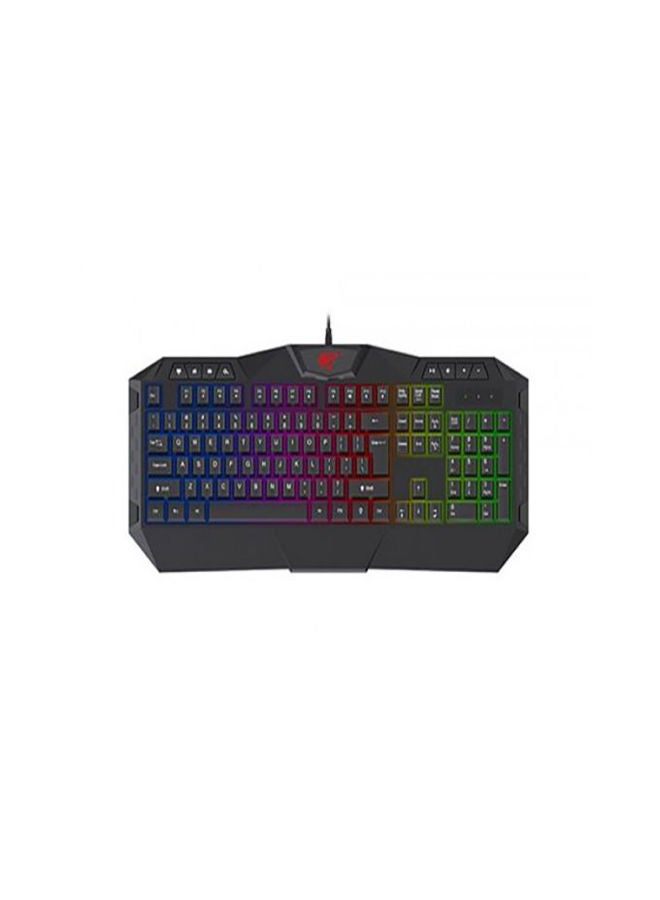 havit - Havit Kb510L Multi-Function Backlit Gaming Keyboard. (Aribic+English) - Image 1
