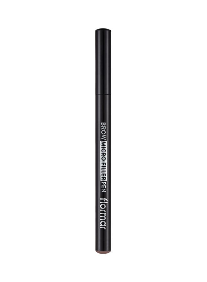 flormar Brow Micro Filler Pen - 02 02 Medium Brown - Image 1