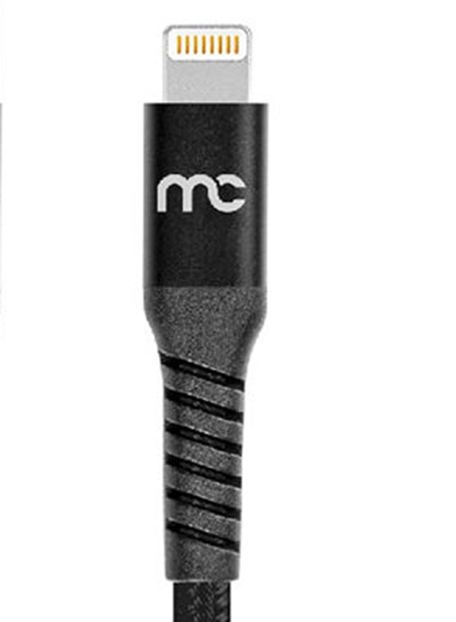 MYCANDY - Type C To MFI Lightning Charge And Sync Cable Black - Image 1