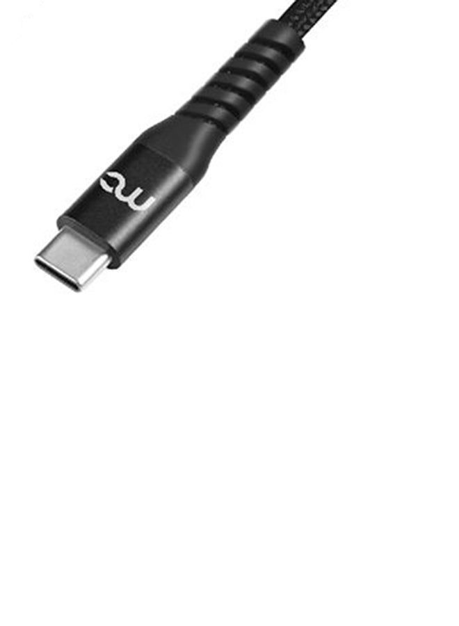 MYCANDY - Type C To MFI Lightning Charge And Sync Cable Black - Image 1