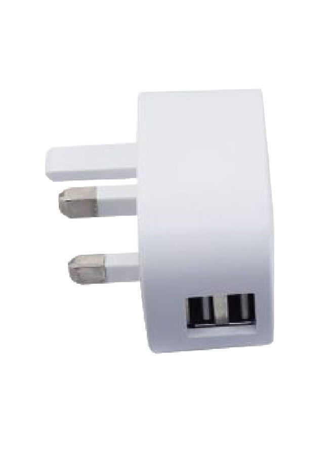 MYCANDY 3.4A Dual USB Travel Charger With 1M MFI Lightening White - Image 2