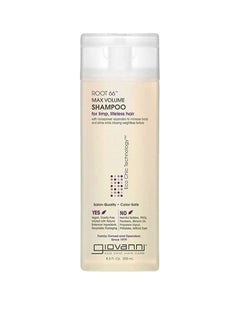 Giovanni Root 66 Max Volume Shampoo For Limp Lifeless Hair 250ml  - Image 1