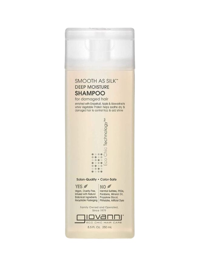 Giovanni - Smooth As Silk Deep Moisture Sahmpoo For Damaged Hair 250ml - Image 1