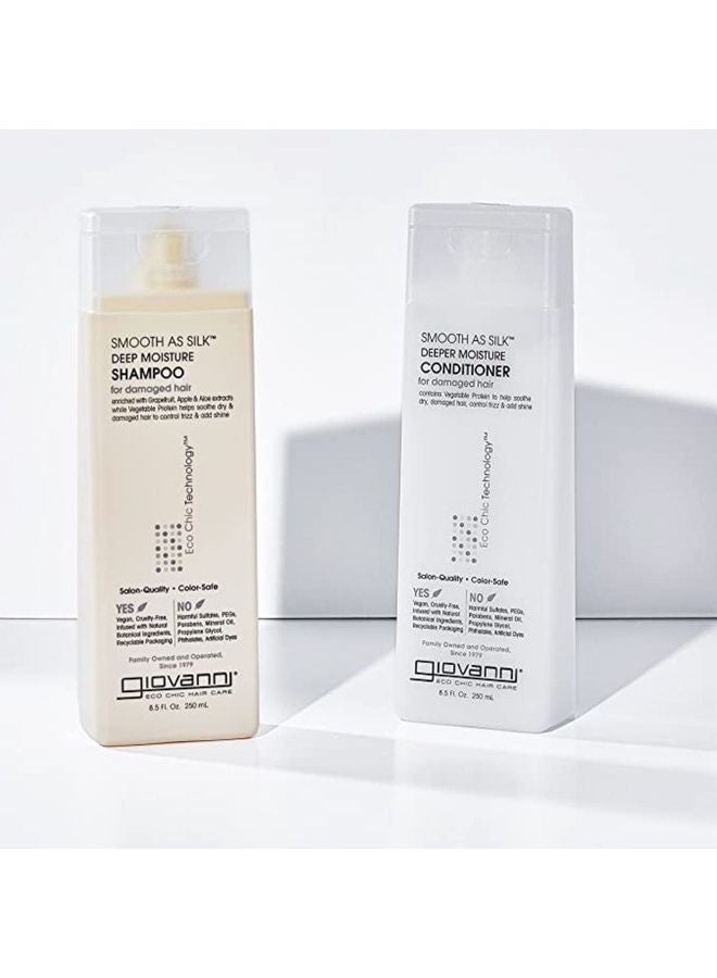 Giovanni - Smooth As Silk Deep Moisture Sahmpoo For Damaged Hair 250ml - Image 1