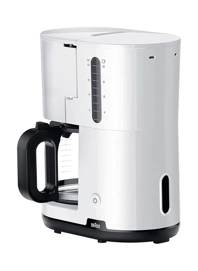 BRAUN - Breakfast 1 Filter Coffee Machine With Aroma Cafe Optic System And Auto Shut Off Function Model 2.5 L 1000.0 W Kf1100 White/Black - Image 1