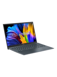 Asus Zenbook 13 Oled -Ux325Ea-Oled007W-Core I7-1165G7-Intel Iris Xe Graphics-13.3"-16Gb Lpddr4X-1Tb M.2 Nvme Ssd-Win 11 Home- English/Arabic Pine Grey