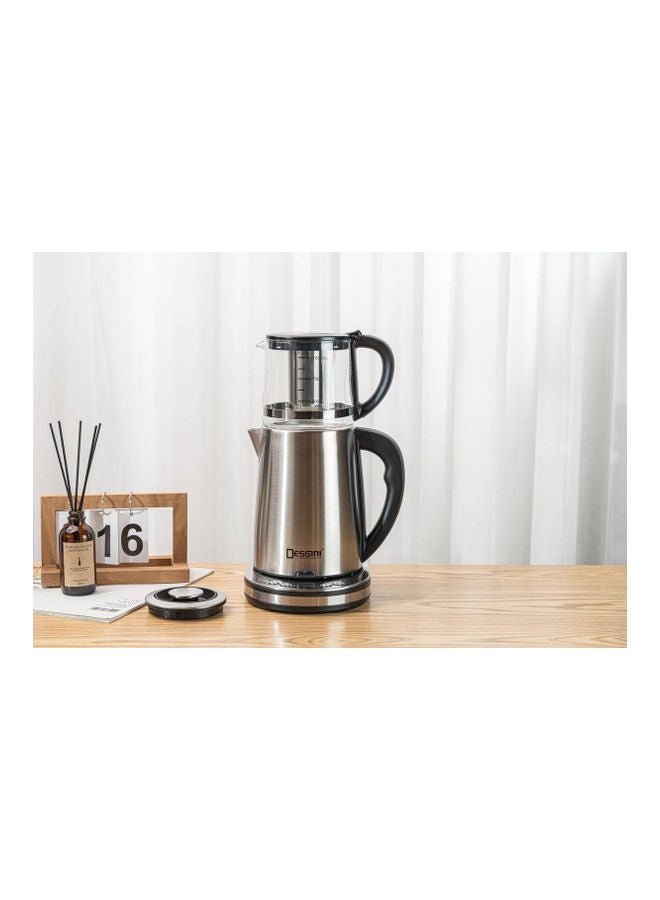 DESSINI Electric Tea Maker teamaker2500 black/silver/clear - Image 2