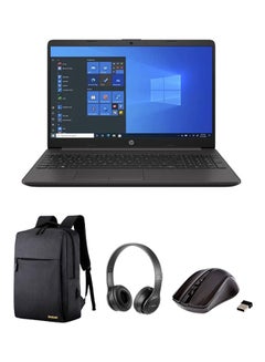 HP 2022 Newest 250 G8 Business (Upgraded Version) Laptop With 15.6-Inch Display, Celeron N4020 Processor/4GB RAM/256GB SSD/Intel UHD Graphics/Windows 11 With (Upgraded Version) Laptop Bag +Wireless Headphone And Mouse English Black  - Image 1