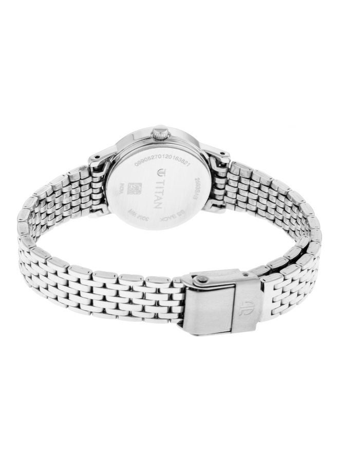 تيتان ساعة كاريشما بسوار من المعدن طراز WO 2593SM04 للنساء - Image 5