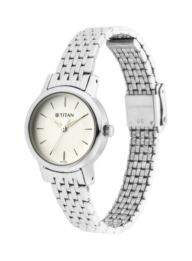 تيتان ساعة كاريشما بسوار من المعدن طراز WO 2593SM04 للنساء - Image 3