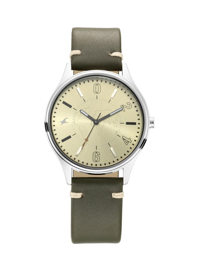 fastrack Men's Tripster Leather Strap Watch   3237SL02  - Image 1