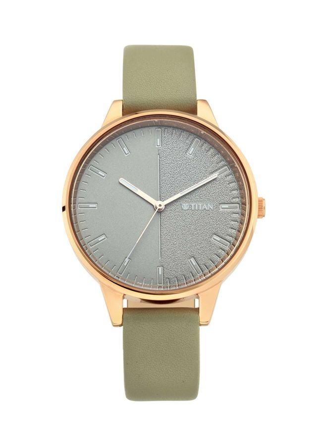 TITAN Women's Neo V Leather Strap Watch  Wo 2648WL01 - Image 1