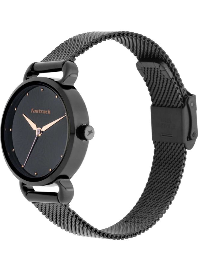 فاستراك ساعة يد بسوار من الإستانلس ستيل بطبعة حيوان طراز WO 6221NM02 للنساء - Image 3