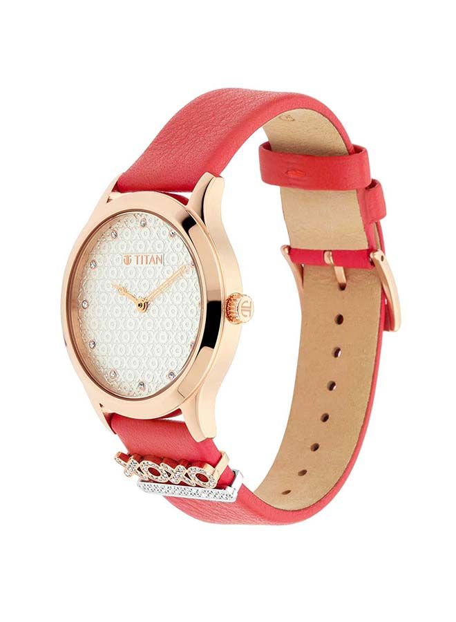 TITAN - Women's Valentine Leather Strap Watch  Wo 95124WL01 - Image 1