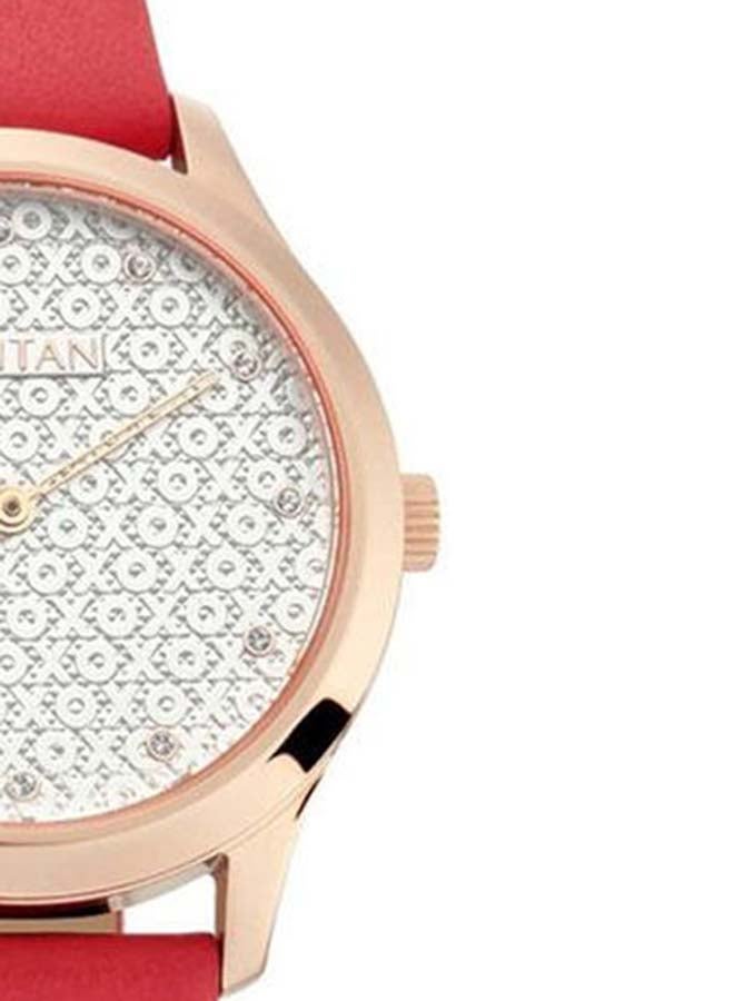 TITAN - Women's Valentine Leather Strap Watch  Wo 95124WL01 - Image 1