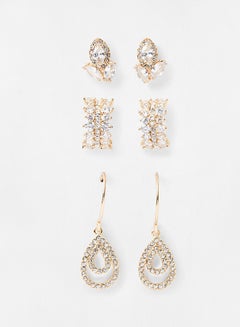 Embellished Earrings (Pack of 3) - v1677598413/N45143707A_1