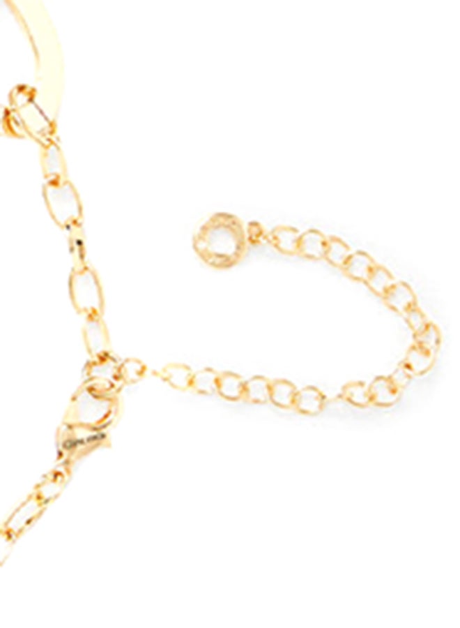 ANNE KLEIN - Faux Gold Twist Collar Necklace - Image 1