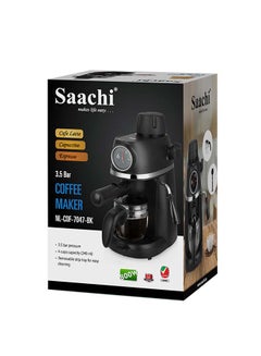Saachi Coffee Maker With 3.5 Bar Pressure 240 ml 800 W NL-COF-7047-BK Black  - Image 5