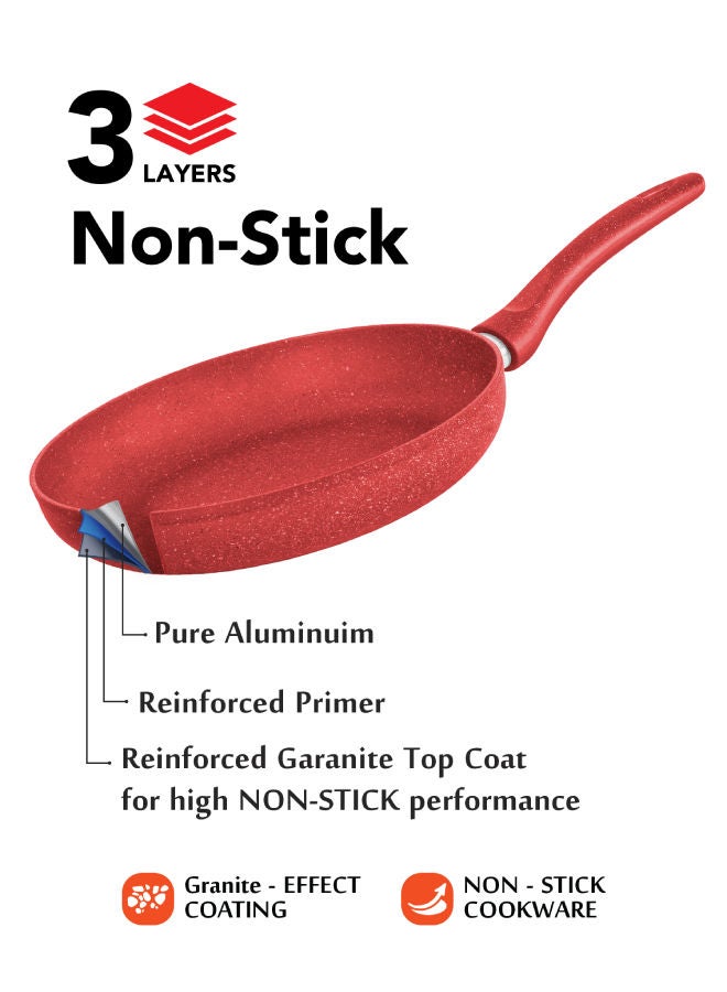 Grandi - Cook Titanium set of 10 pcs Red 28cm - Image 1