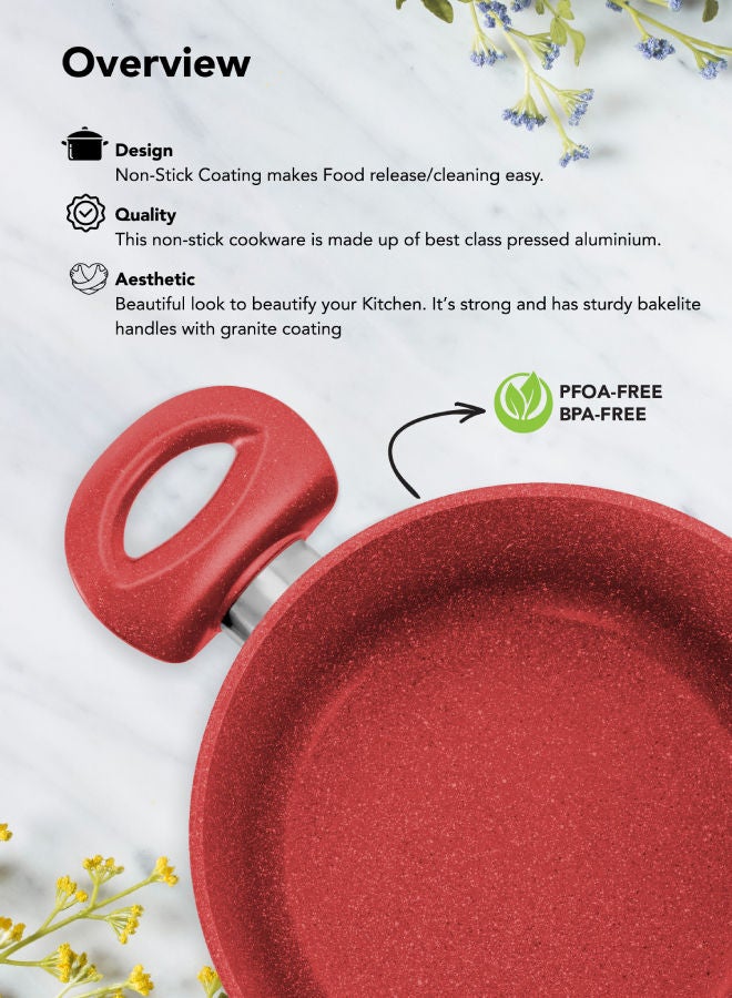 Grandi - Cook Titanium set of 10 pcs Red 28cm - Image 1