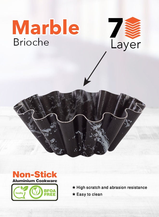 11 Pieces Marble Cook Set Marble Black