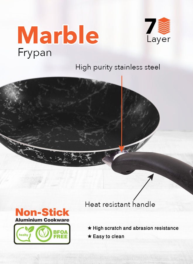 11 Pieces Marble Cook Set Marble Black
